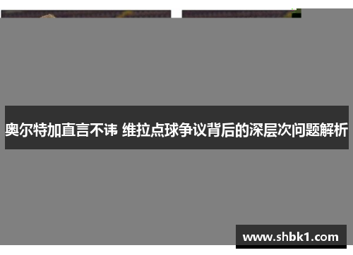 奥尔特加直言不讳 维拉点球争议背后的深层次问题解析